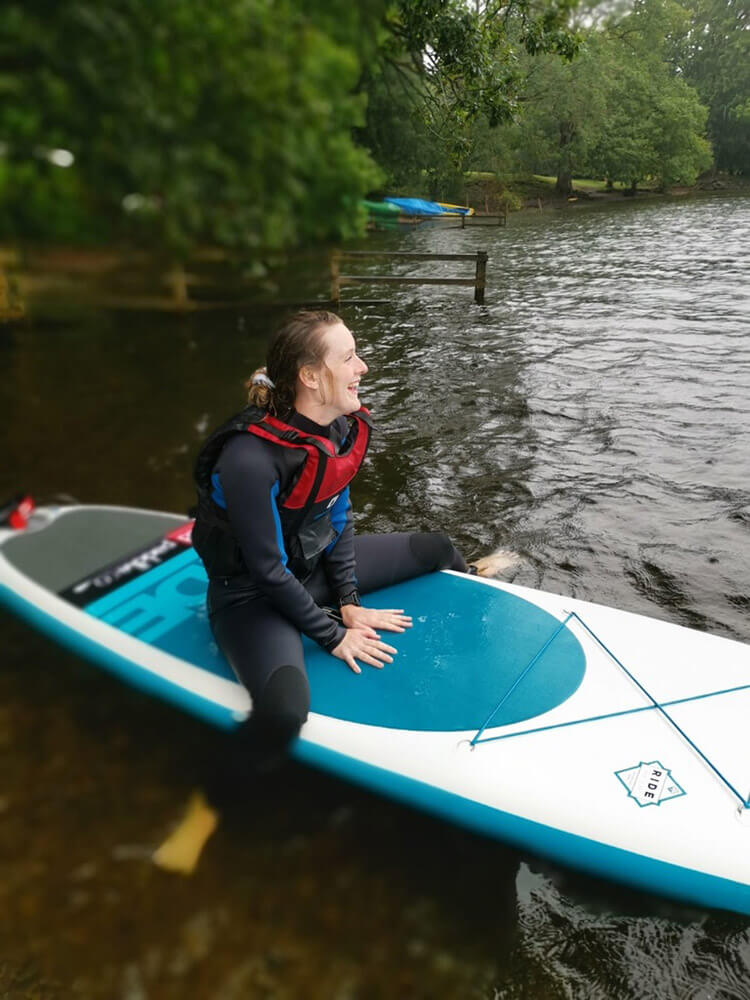 paddleboarding SUP in the Lake District - The Langdale Hotel & Spa