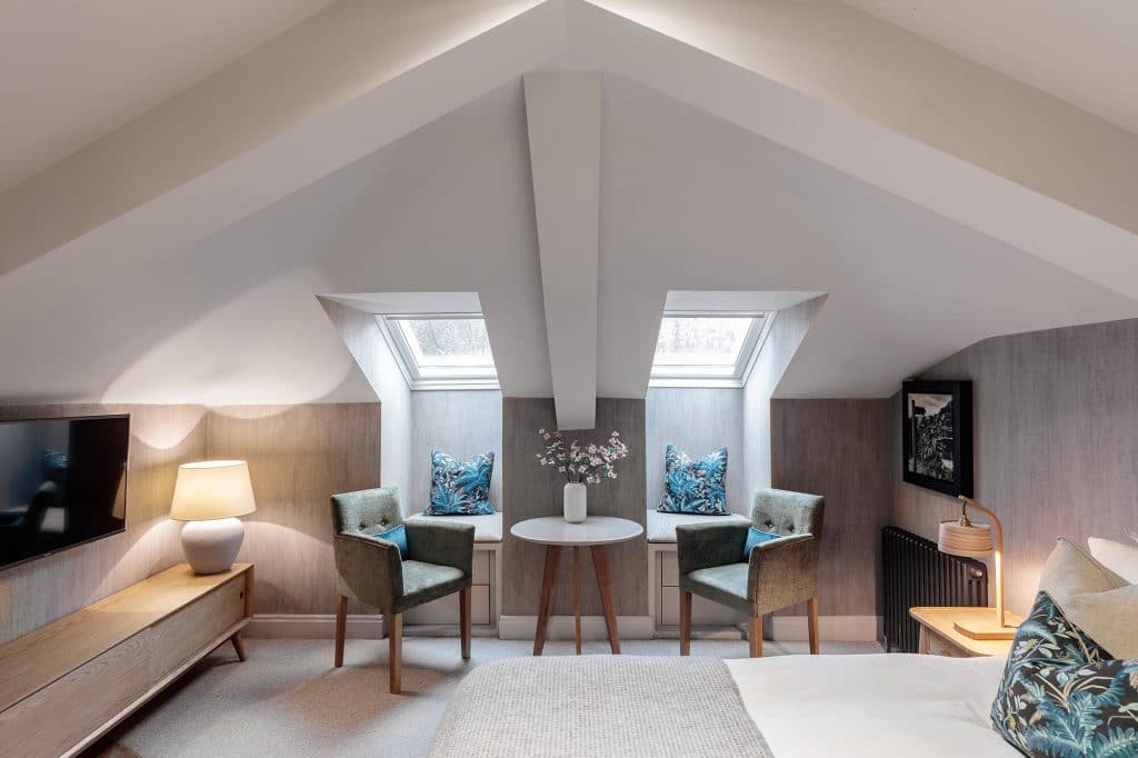 The Attic Room at The Langdale Hotel & Spa in the Lake District
