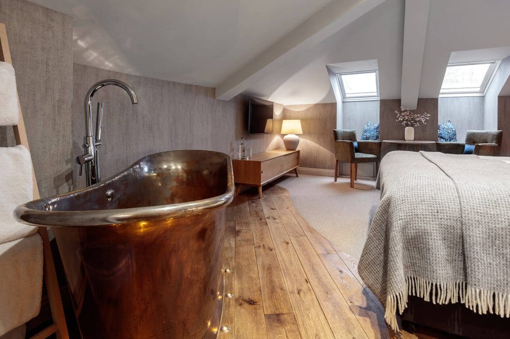 The Attic Room at The Langdale Hotel & Spa in the Lake District